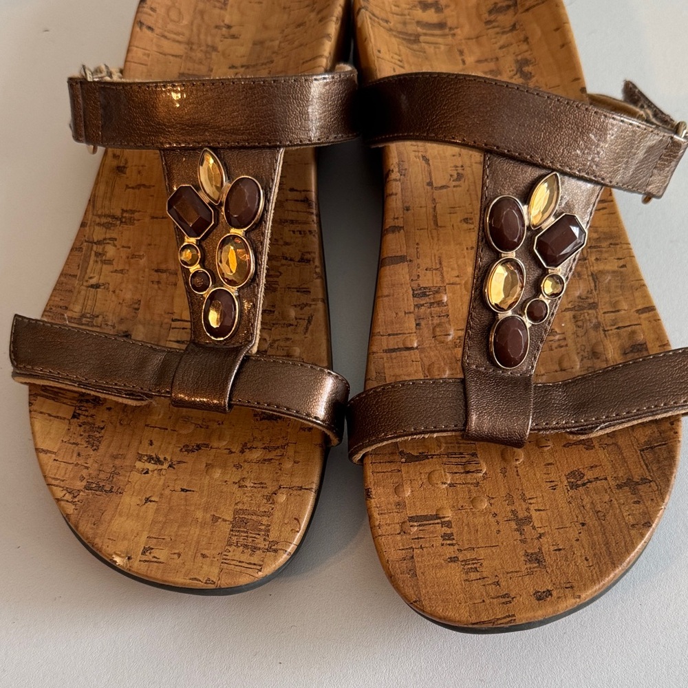 Vionic Women's Copper Embellished Sandals - Picture 2 of 5